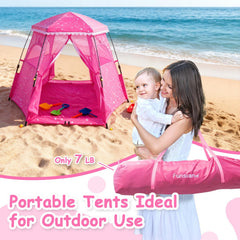 Funsland Princess with UV protected canopy provides shade on outdoor adventures.