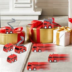 Funtery 48-piece mini fire trucks for gifts or decorating