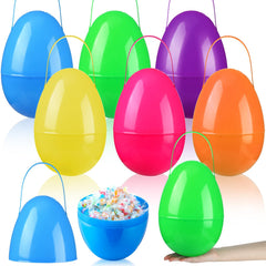 Funtery giant 10-inch Easter egg with handle, easy to carry and gift.