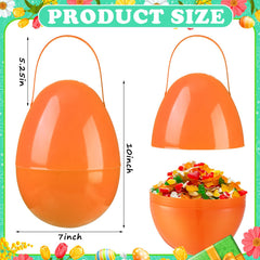 Funtery Easter egg with clear shell for bright, decorative display.