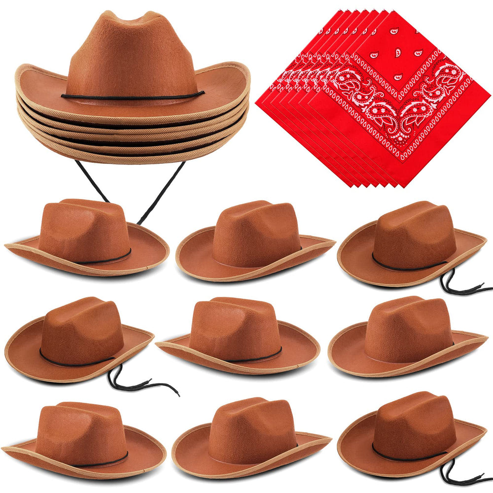 Funtery kids cowboy hat in brown for playful western outfits and party photos.
