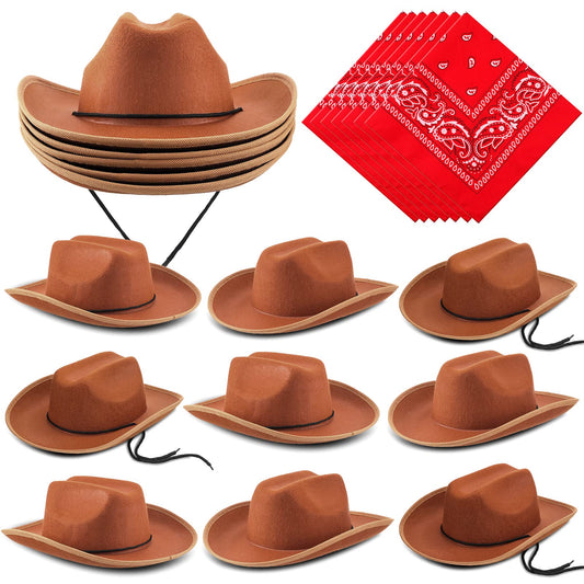Funtery kids cowboy hat in brown for playful western outfits and party photos.