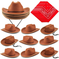 Funtery kids cowboy hat in brown for playful western outfits and party photos.