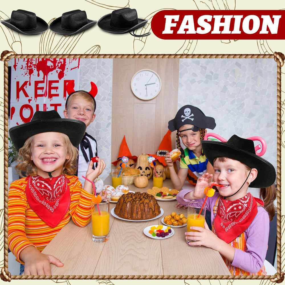Funtery accessories evoke western adventures during Halloween or play.