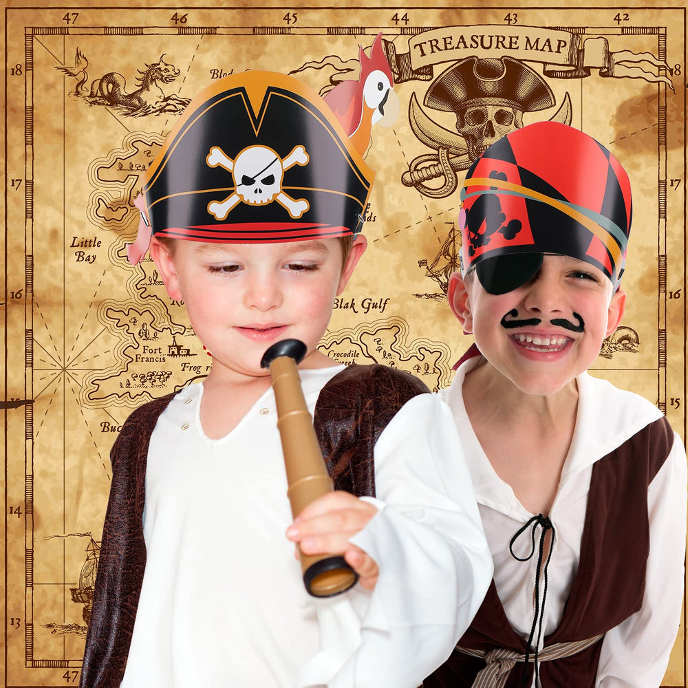 Funtery parrot-themed pirate hat, colorful prop for kids’ adventures