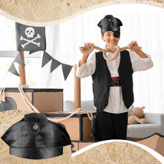Funtery skull bandana hat for classic pirate vibes.