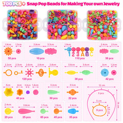 Funtopia Pop Beads bracelets for easy DIY jewelry projects and kids' creative play.