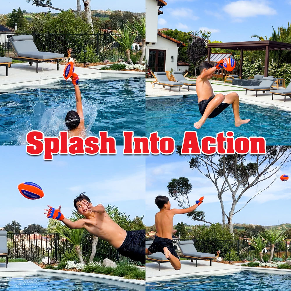 Funwares CatchMaster water play set designed for poolside fun and outdoor games