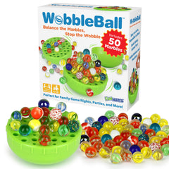Funwares WobbleBall tilting base shows balance challenge for kids and adults.