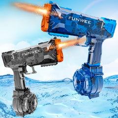 Funwee 2025 upgraded water gun lights up during action for pool play