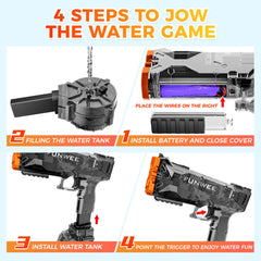 Funwee waterproof design protects electronics during poolside battles