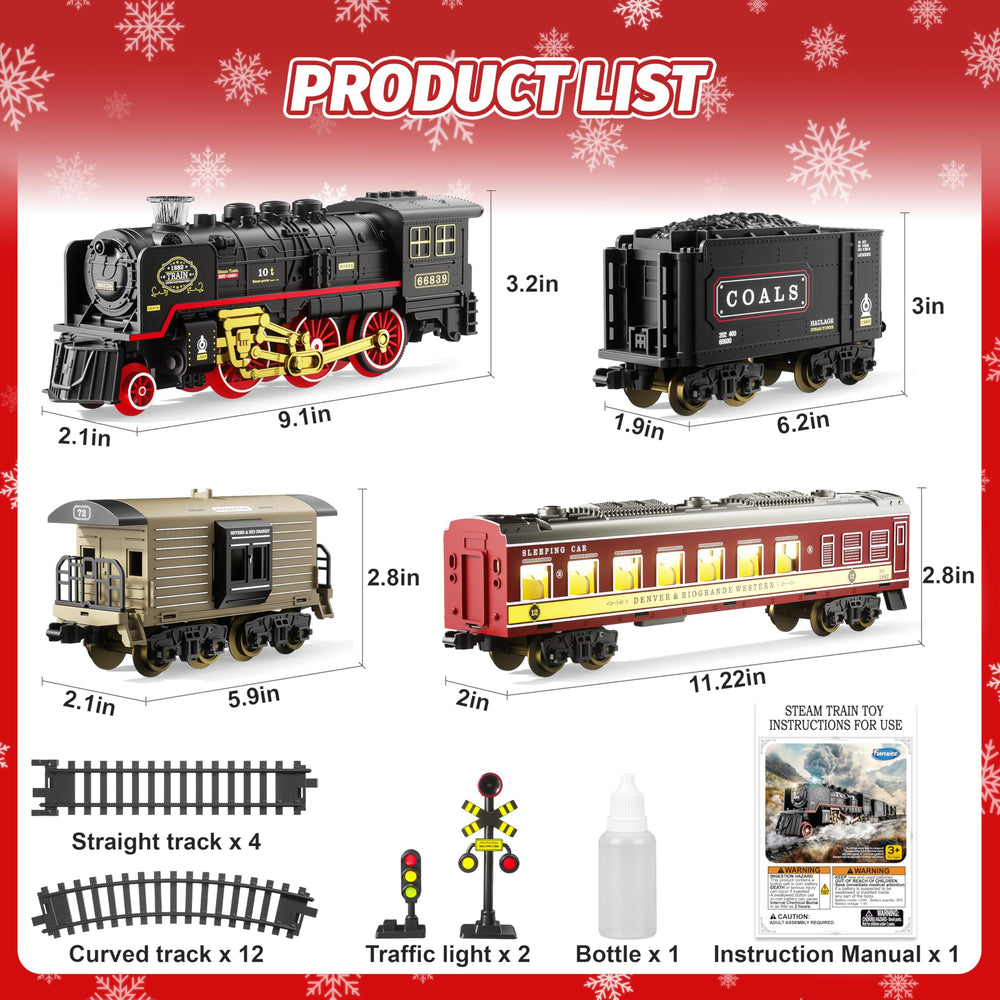 Funwee battery-powered locomotive requiring AA batteries for daily use.