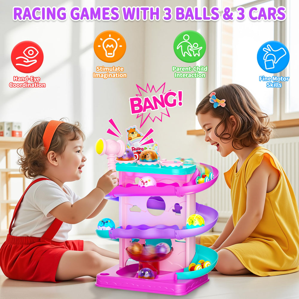 Includes multiple tracks and cars for varied STEM-inspired exploration and endless setup options