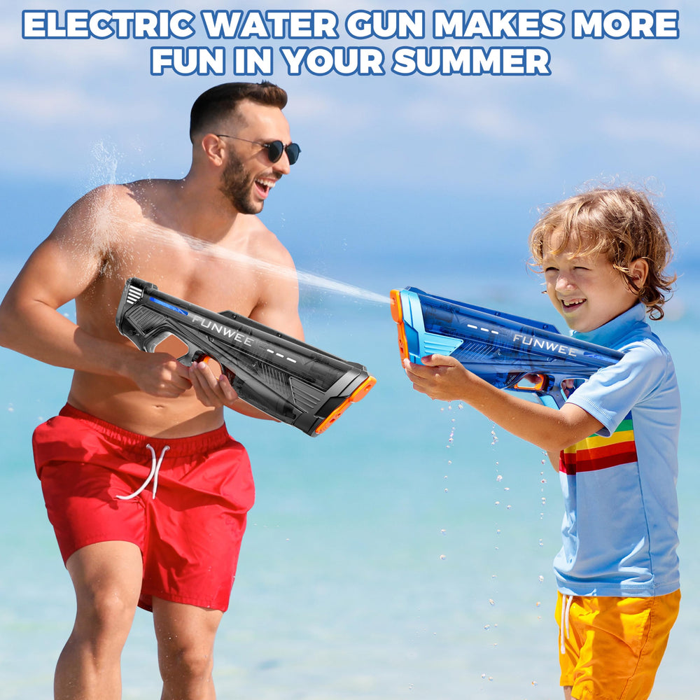 Funwee soft-blast water gun highlighting safety-focused play for kids