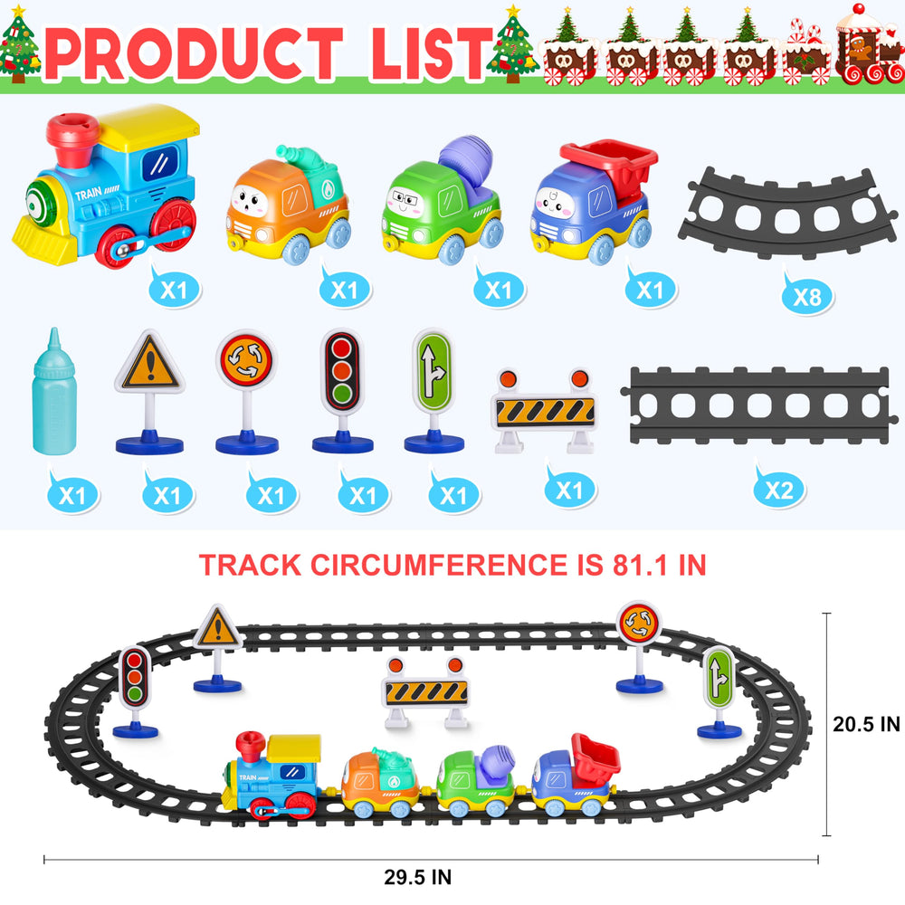 Funwee Steam Track set makes a great gift for birthdays and holidays