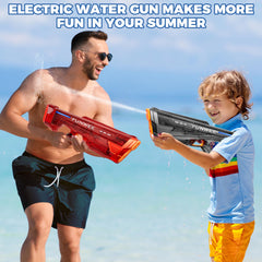 Funwee water gun packaging box view suitable for gifting and setup.