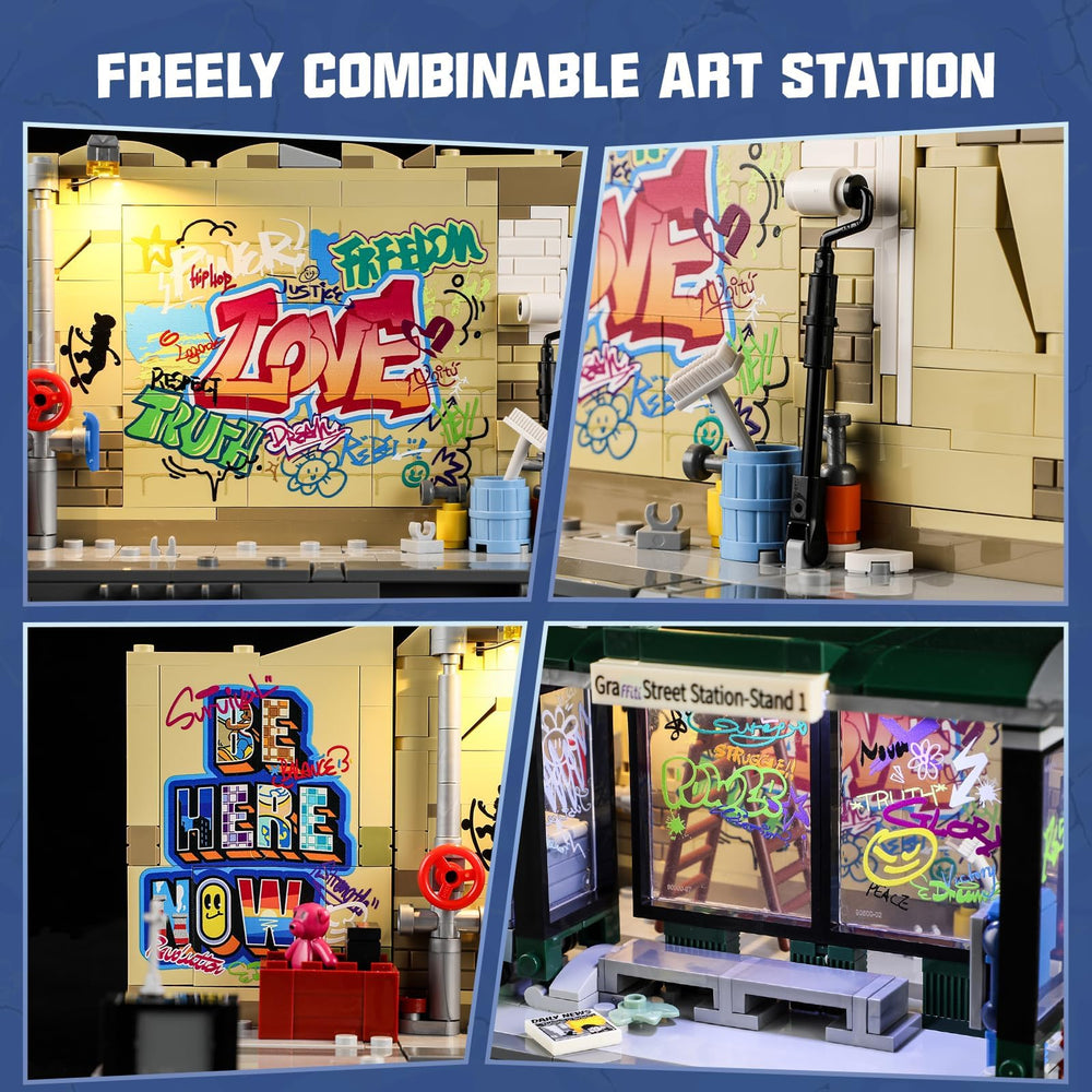 FUNWHOLE Flea-market module adds dynamic layouts for extended urban dioramas.