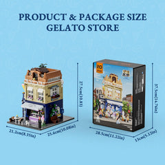 FUNWHOLE Gelato Store loft studio on the third floor for painting and garden ideas.