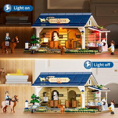 FUNWHOLE interior room with removable module enables easy scene access and rearrangement