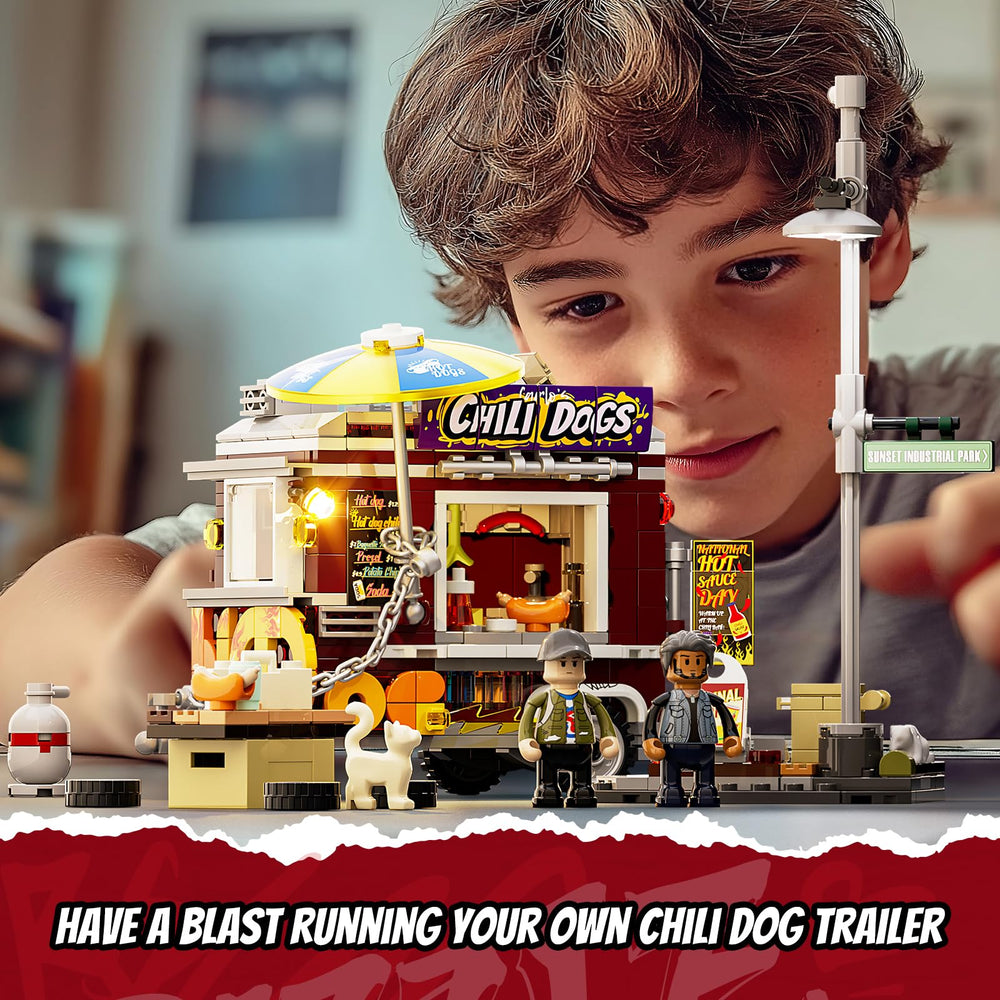 FUNWHOLE LED light display kit close-up shows dynamic nighttime effects.