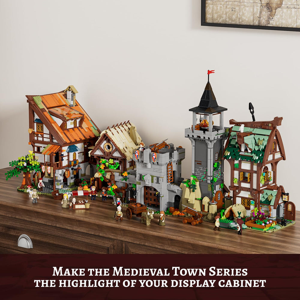 FUNWHOLE Ox-pulled cart adds a rustic village vignette to your diorama.