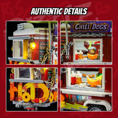 FUNWHOLE street food accessories detail for authentic urban dioramas.
