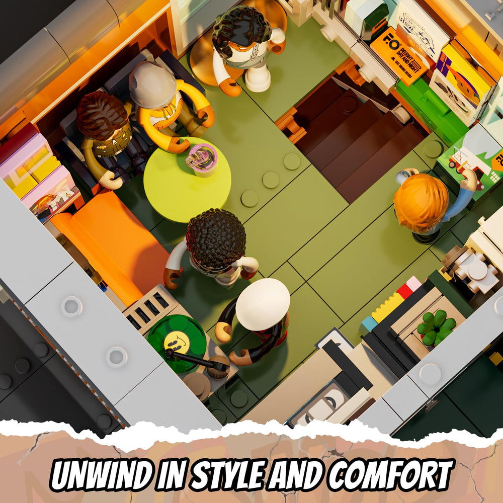 FUNWHOLE exterior of Street Fusion building showing urban vibe for dioramas.