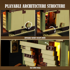 FUNWHOLE Western-Saloon wine barrels elevate realism for dynamic western setup.