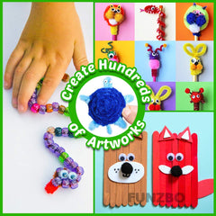 FUNZBO DIY room decor ideas from the kit inspire personalized spaces.