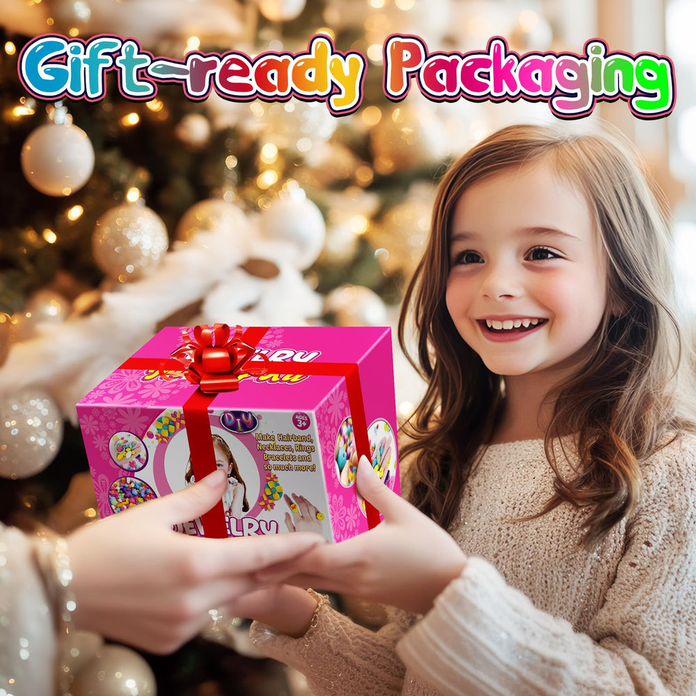 Kids crafting session with FUNZBO snap pop beads for bracelets and necklaces