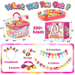 FUNZBO beads connect without rope to simplify kids' crafting sessions