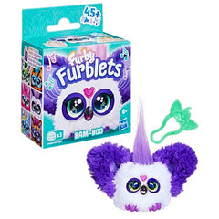 Furby Bam-Boo activates via beak, heart gem, or head tap for interactive fun