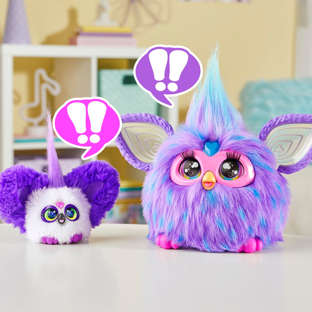 Furby Bam-Boo keychain clip keeps the toy ready for adventures