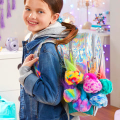 Furby Furblets keychain clip makes travel-ready play companions.