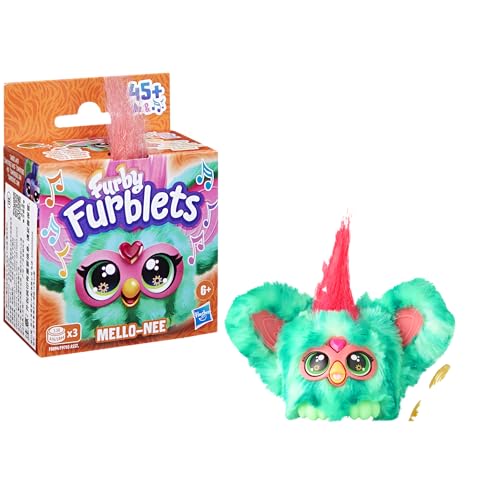 Furby Furblets Mello-Nee ears pop view highlights interactive surprise
