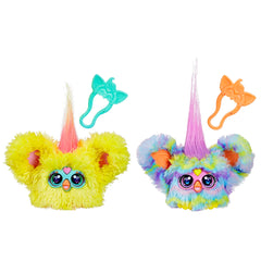 Furby Furblets Nug-Ette yellow chick with backpack clip for travel fun
