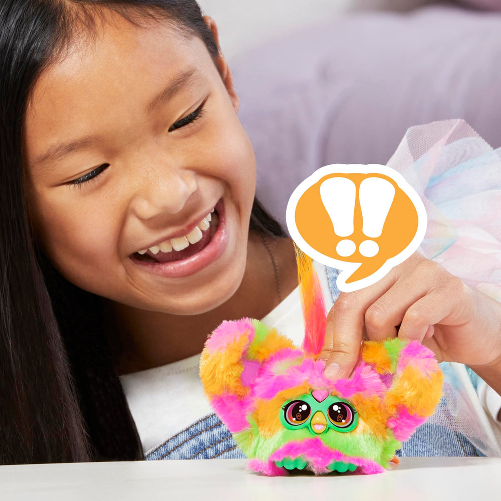 Furby Furblets Par-Tay small 2-inch plush toy.