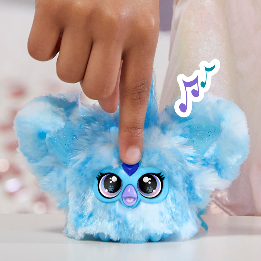 Furby Furblets Sno-Way speaks Furbish, adding playful language to playtime.