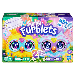 Furby Furblets Swee-Dee Easter egg plush with clip for backpacks