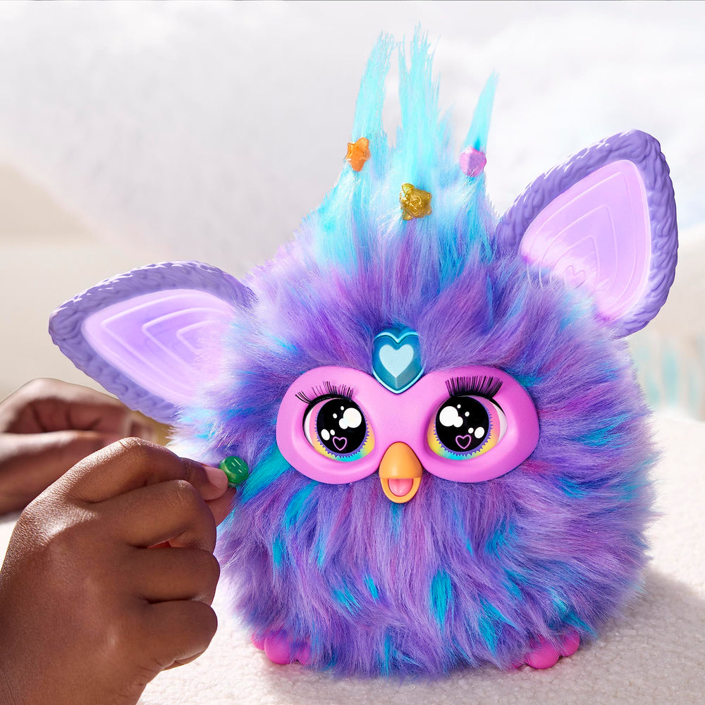 Furby Purple compact size, perfect on-the-go play companion