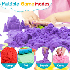 FURWEY sand molding for creative play, kids shaping with tools.
