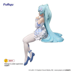 Base stand keeps Furyu Hatsune Miku steady on any flat surface.