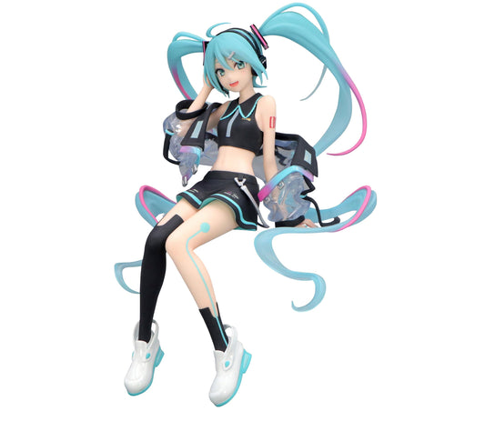 FURYU Hatsune Miku Neon Cyber front view for striking shelf display.