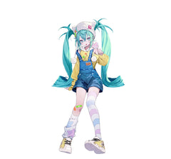 FuRyu Hatsune Miku Noodle Stopper Figure angle shot captures lively pose
