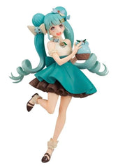 Furyu Hatsune Miku Sweet Sweets figure front view for vibrant display.