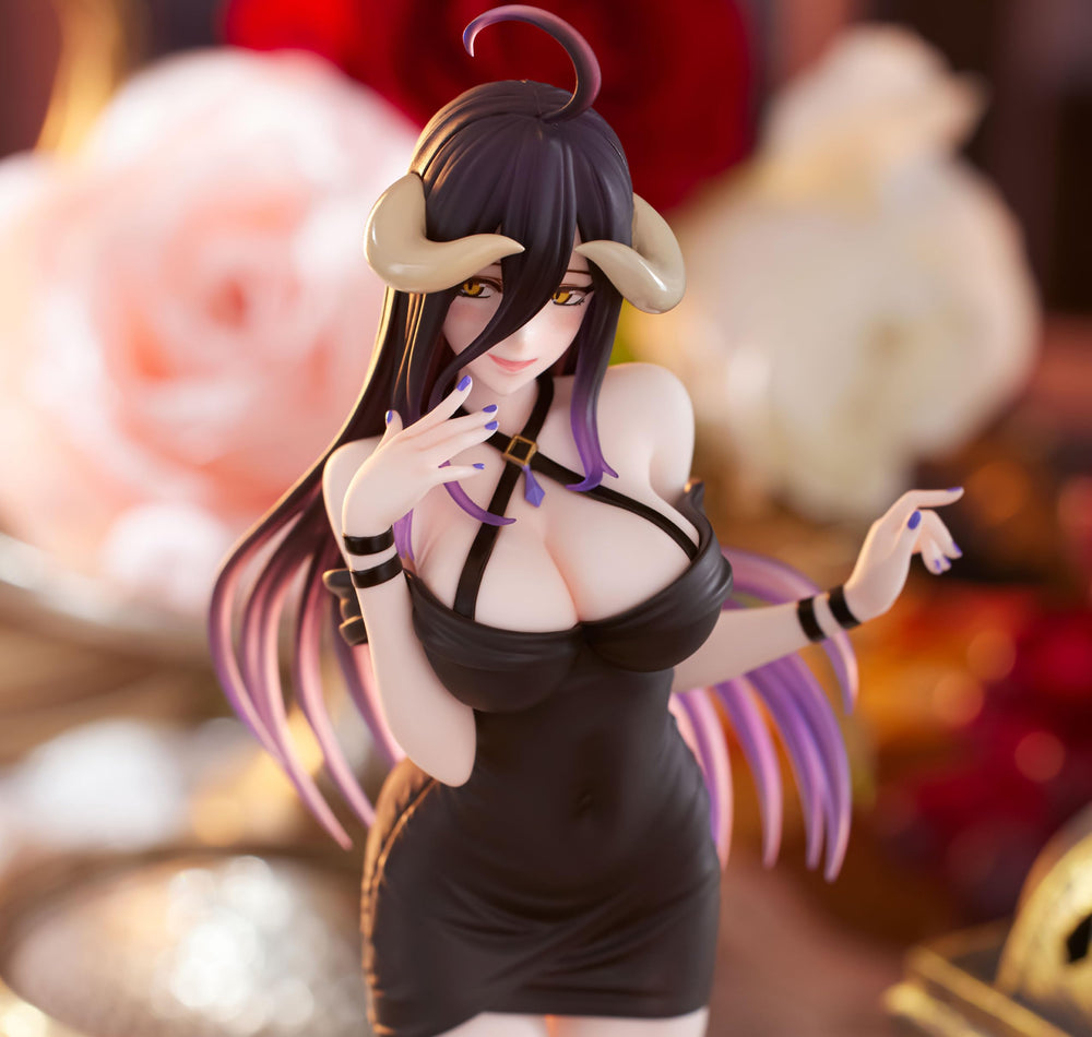 FURYU Overlord Albedo mini dress figure pose-ready option for display setups.