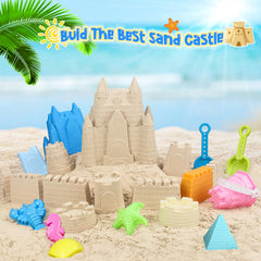 FUSPWEAO sea animal molds provide playful details like starfish and seahorses during summer play.