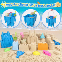 FUSPWEAO small castle bucket with molds, perfect for tiny builders on the beach.