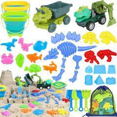 FUSPWEAO collapsible beach buckets ready for quick sand play at the shore