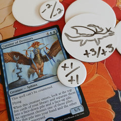 Futhark 100 dry erase tokens for condition markers on maps.